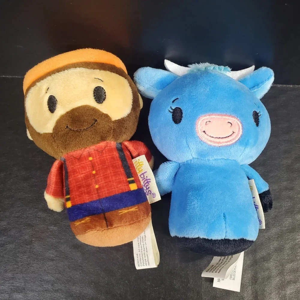 Hallmark Itty Bittys Mixed Lot‎ Of 11 Tiny Plush Popular Character Collectibles